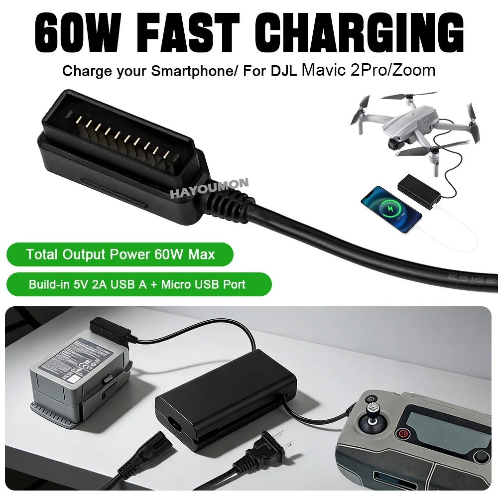 สำหรับ DJI Mavic 2 Pro/Zoom เค - Fpv Drone Charger บทวิจารณ์และราคา